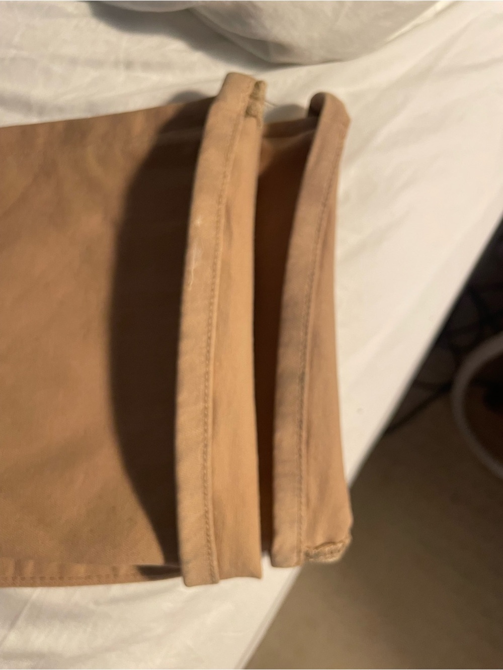 Frame tan colored kick flare cropped jean, size 28 - Picture 11 of 11